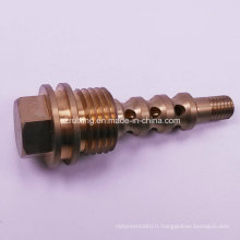 CNC Turning Brass Partie de Valve Core